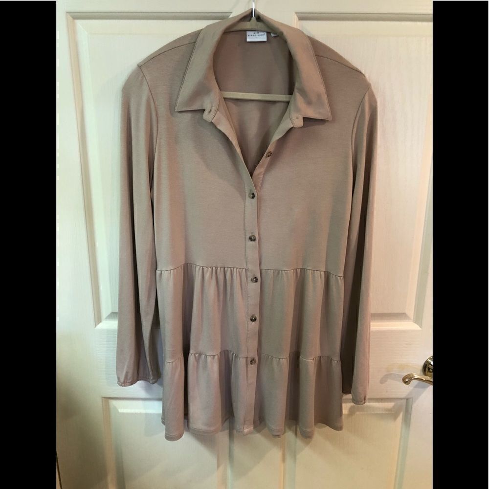 New Directions boho tunic blouse